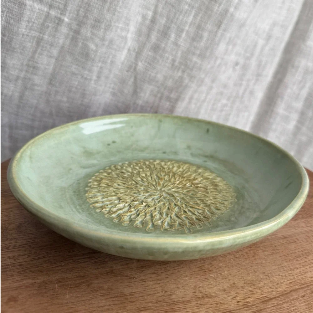 Handmade Ceramic Garlic Grater Bowl 8